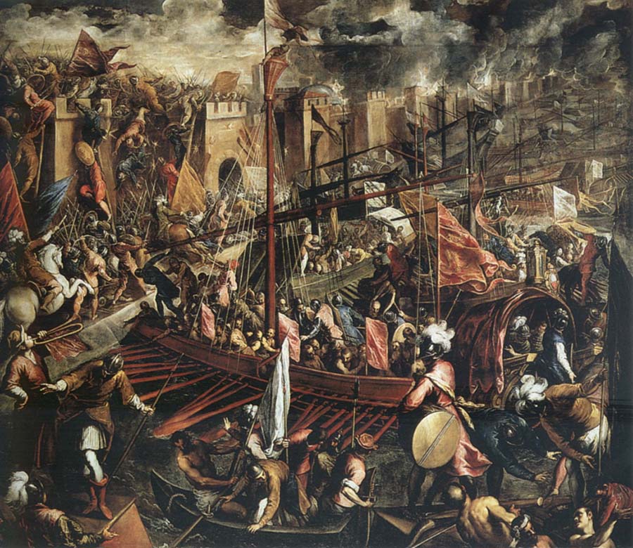 Domenico Tintoretto The Conquest of Constantinople